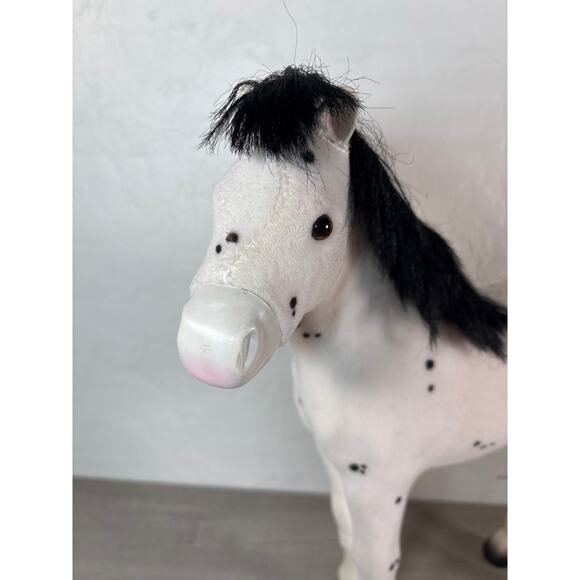 American Girl Doll Kaya's "Sparks Flying" White Dappled 13" Foal Pony Horse - Picture 2 of 6